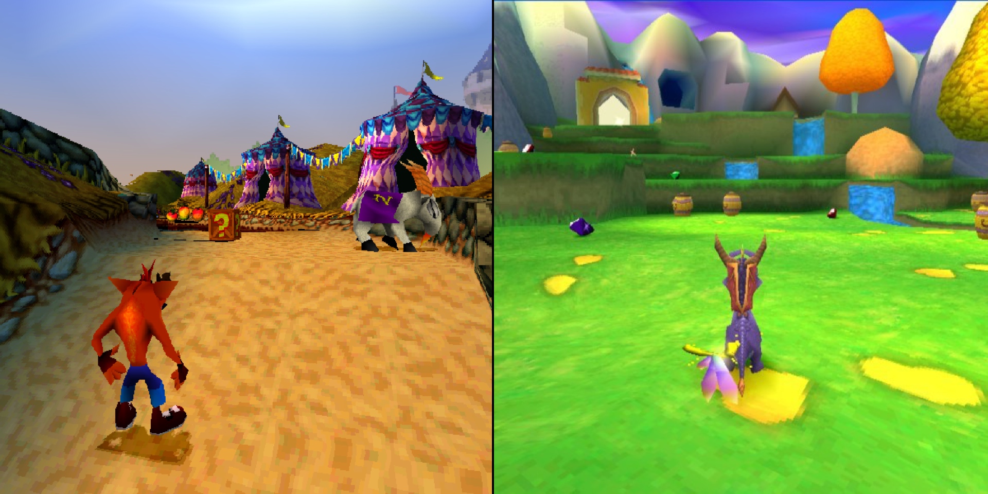 Crash Bandicoot & Spyro